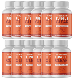 Fungus Clear Toe Nail Care - 12 Bottles 720 Capsules