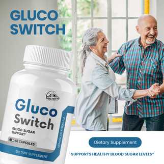 Gluco Switch Blood Sugar Support 2 Bottles 120 Capsules