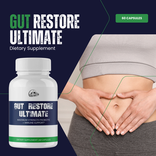 Gut Restore Ultimate Probiotic 10 Bottles 600 Capsules