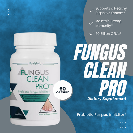 Fungus Clean Pro Prevent and Cure Fungus! Probiotic Fungus 60 x 2=120 Capsules