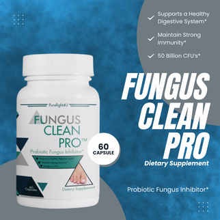 FUNGUS CLEAN PRO Toenail Care 60 Vegetarian Capsules .