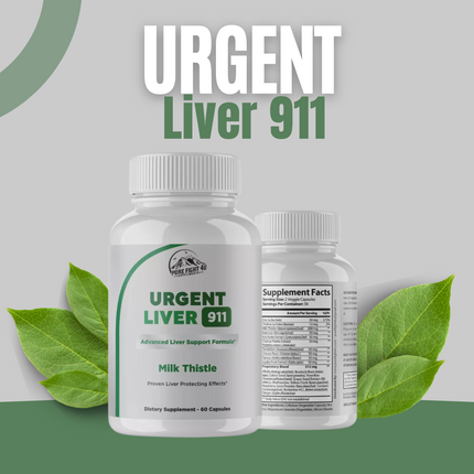 Urgent Liver 911 Advanced Liver Support Formula 4 Bottles 240 Capsules