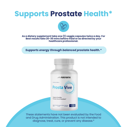 ProstaVive Supports Healthy Prostate Function Supplement 60 Capsules