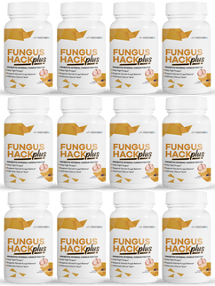 Fungus Hack Plus Probiotic Internal Fungus Fighter 12 Bottles - 720 capsules