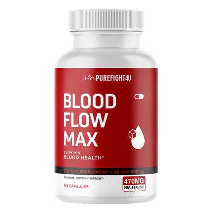 Blood Flow Max Supports Blood Health and Function Pills 60 Capsules (1 Pack)