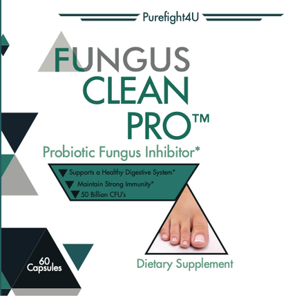 FUNGUS CLEAN PRO Toenail Care 60 Vegetarian Capsules .