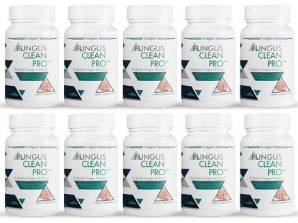 FUNGUS CLEAN PRO Toenail Care - 10 Bottles 600 Vegetarian Capsules