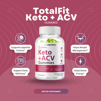 8 Bottles Keto+ ACV Totalfit Gummies-480 Gummies