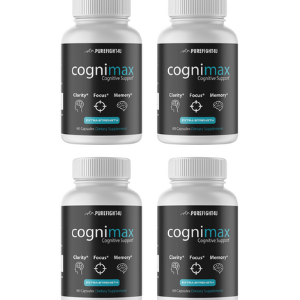 CogniMax Cognitive Support - 4 Bottles 240 Capsules