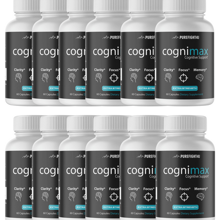 CogniMax Cognitive Support - 12 Bottles 720 Capsules