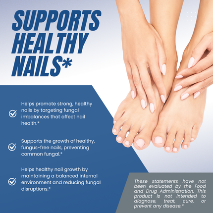 Fungus Defend Proprietary Nail Health Support Formula - 5 Bottles 300 Capsules