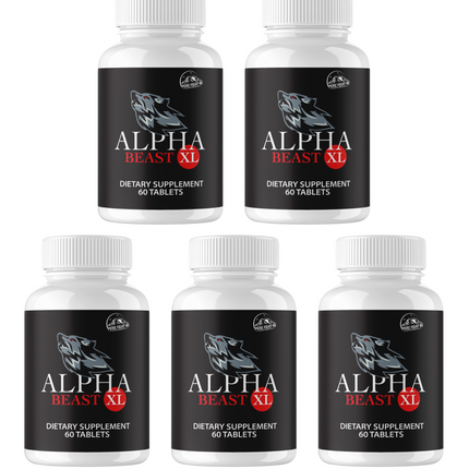 Alpha Beast XL Dietary Supplement for Energy, Stamina & Vitality 300 Tablets