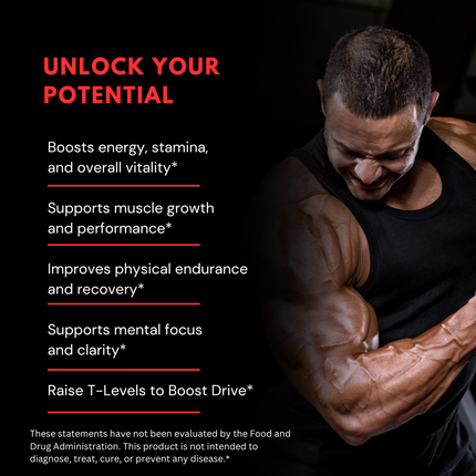 Boosted Pro Enhanced Male Performance with Powerful Dietary Supplement - 10 Bottles