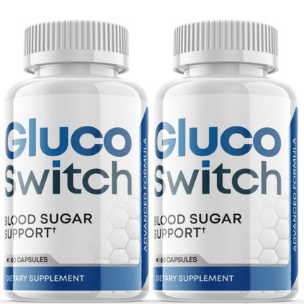 Gluco Switch Pills - GlucoSwitch Pills For Blood Sugar Support OFFICIAL - 2 Pack