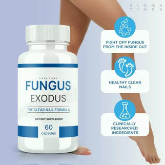 Fungus Exodus Pills to Combat Toenail Fungus and Restore Nail Health 60ct