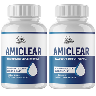 AMICLEAR Blood Sugar Support Supplement Formula - 2 Bottles 120 Capsules