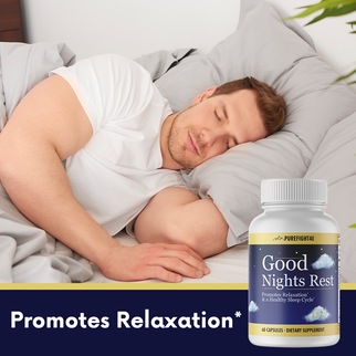 Good Night Rest Promotes Relaxation & Healthy Sleep Cycle-4 Bottles-240 Capsules