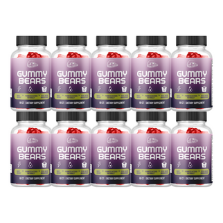 Gummy Bears Boost Weight Loss & Health Support 10 Bottles 600 Gummies