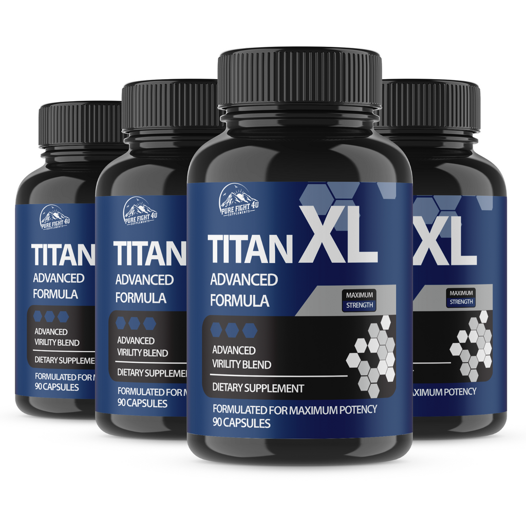 Titan XL Advanced Virility Blend 4 Bottles 360 Capsules – purefight4u