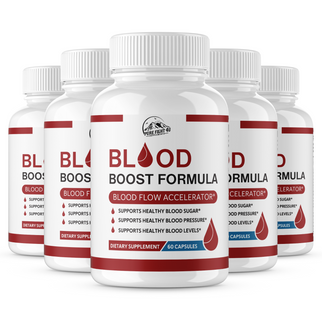 Blood Boost Formula Blood Flow Accelerator 5 Bottles 300 Capsules