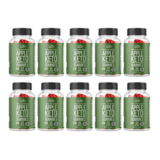 Apple Keto Dietary Supplement 10 Bottles 600 Gummies