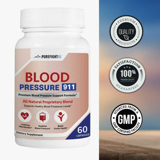 Blood Pressure 911 Premium Blood Pressure Support - 5 Bottles 300 Capsules