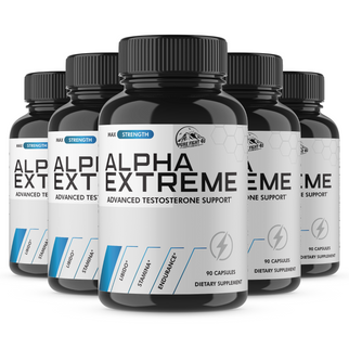 Alpha Extreme Advanced Male Support - 5 Bottles 450 Capsules