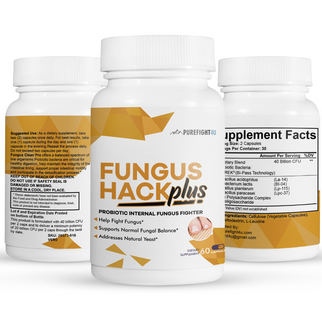 Fungus Hack Plus Probiotic Internal Fungus Fighter- Antifungal Nail Pill, 4 Bottles 240 Caps