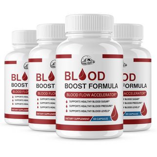 Blood Boost Formula Blood Flow Accelerator 4 Bottles 240 Capsules