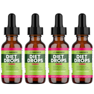 Diet Drops 200 MG Dietary Supplement  1 FL. OZ 4 Bottles