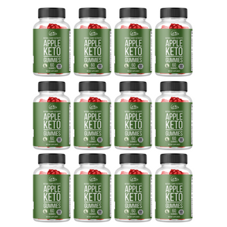 Apple Keto Dietary Supplement 12 Bottles 720 Gummies