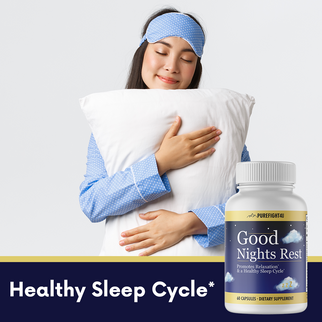 Good Night Rest Promotes Relaxation & Healthy Sleep Cycle-5 Bottles-300 Capsules