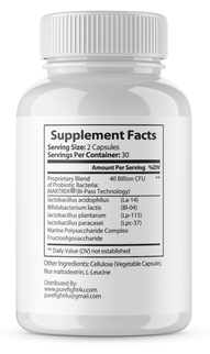 HEALTHY GUT FLORA SUPPORT {40 Billion CFU)