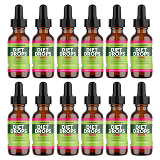 Diet Drops 200 MG Dietary Supplement  1 FL. OZ 12 Bottles