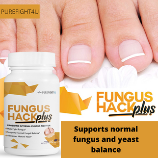 Fungus Hack Plus Probiotic Internal Fungus Fighter- Antifungal Nail Pill, 3 Bottles