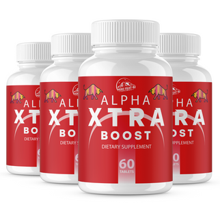 Alpha Xtra Boost Dietary Supplement for Energy, Stamina & Vitality 4 Bottles 240 Tablets