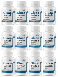 Gluco Switch Blood Sugar Support 12 Bottles 720 Capsules