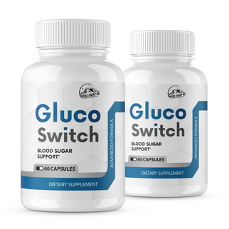 Gluco Switch Blood Sugar Support 2 Bottles 120 Capsules