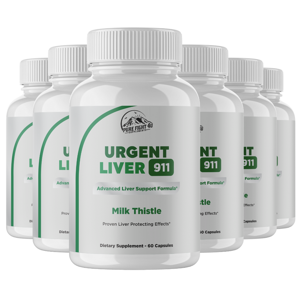 Urgent Liver 911 Advanced Liver Support Formula 6 Bottles 360 Capsules