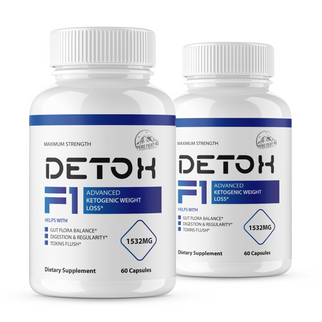 Detox F1 1532MG Advanced Ketogenic Weigh Loss - 2 Bottles 120 Capsules