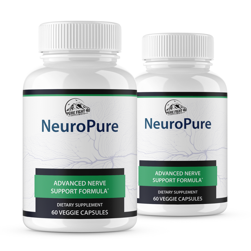 Neuro Pure Advanced Nerve Support Formula - 2 Bottles 120 Capsules