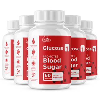 Glucose 1 Dietary Supplement 5 Bottles 300 Capsules