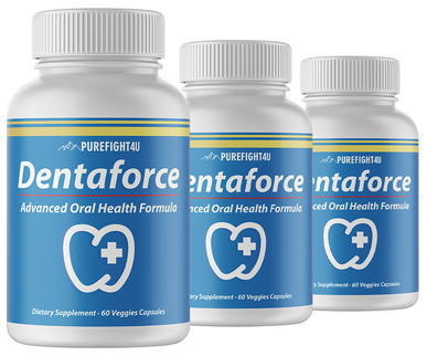 DentaForce Teeth & Gum Supplement - 3 Bottles 180 Capsules