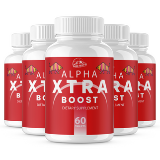 Alpha Xtra Boost Dietary Supplement for Energy, Stamina & Vitality 5 Bottles 300 Tablets