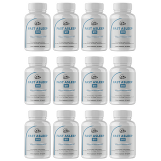 Fast Asleep 911 -  Advanced All Natural Sleep Aid - 12 Bottles 720 Capsules