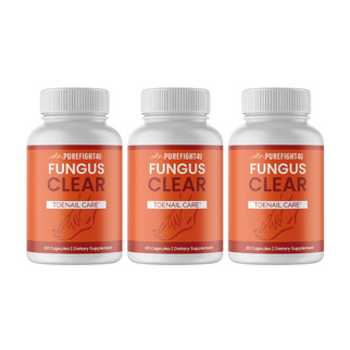 Fungus Clear Toe Nail Care - 3 Bottles 180 Capsules