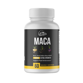 Maca Black, Red,  & Yellow Maca Root 1500mg - 60 Capsules