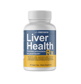 Liver Health RX Formula Supplement Pure Health 2 Bottles 120 Capsules