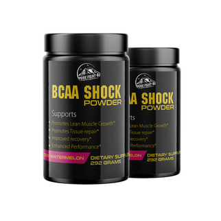 BCAA Shock Powder Honeydew Watermelon Flavor 292 Grams - 2 Bottles