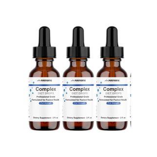 Complex Diet Drops – Natural Weight Management Drops Unisex 2 oz - 5 Bottles